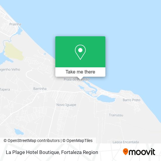 Mapa La Plage Hotel Boutique