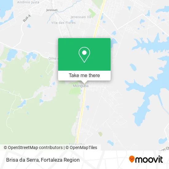 Brisa da Serra map