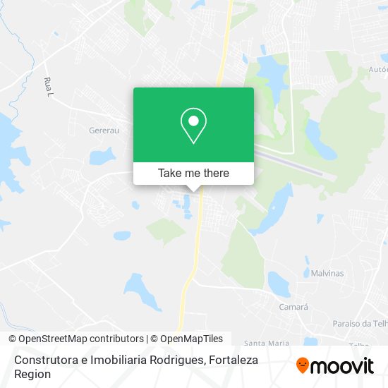 Construtora e Imobiliaria Rodrigues map