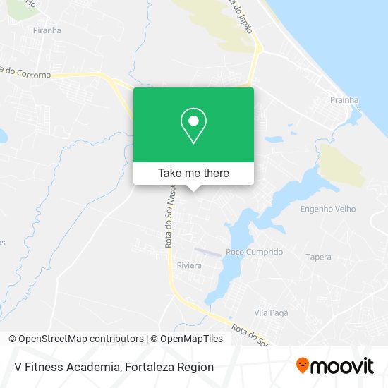 Mapa V Fitness Academia