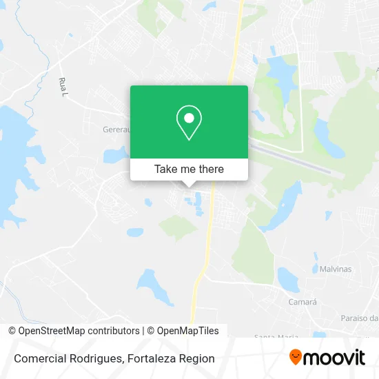 Comercial Rodrigues map