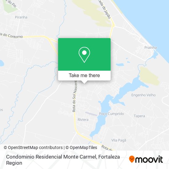 Condominio Residencial Monte Carmel map