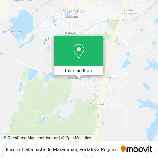 Forum Trabalhista de Maracanaú map