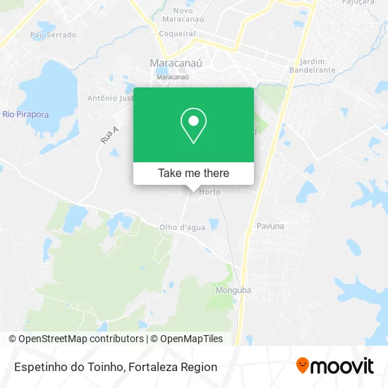 Espetinho do Toinho map