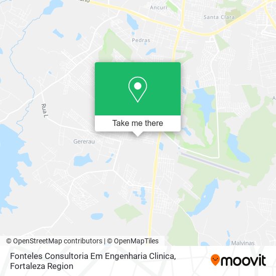 Fonteles Consultoria Em Engenharia Clinica map