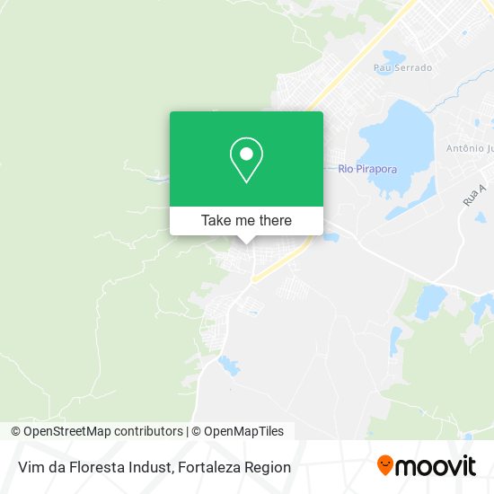 Mapa Vim da Floresta Indust