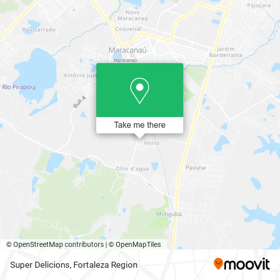 Super Delicions map