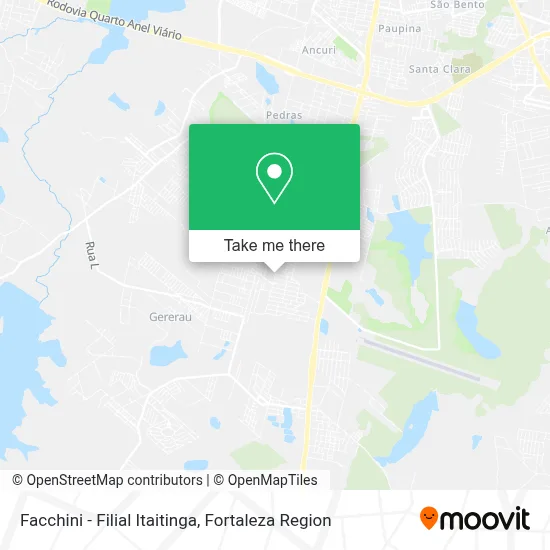 Facchini - Filial Itaitinga map