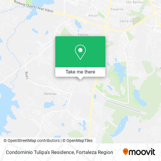 Condominio Tulipa's Residence map