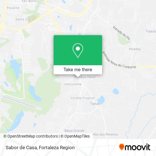 Mapa Sabor de Casa