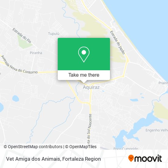 Vet Amiga dos Animais map