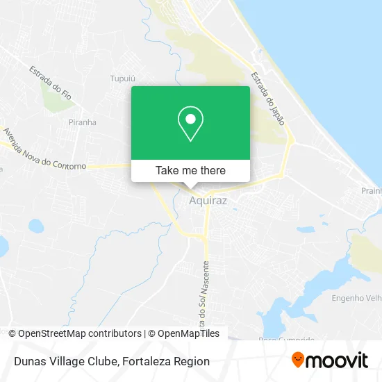 Dunas Village Clube map