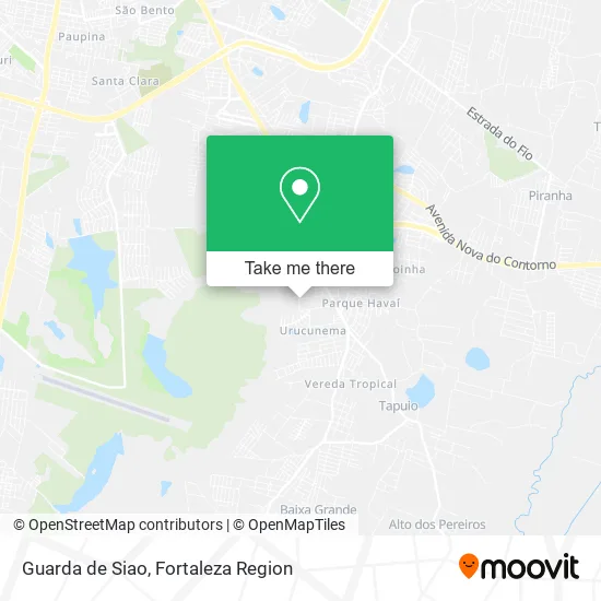 Guarda de Siao map
