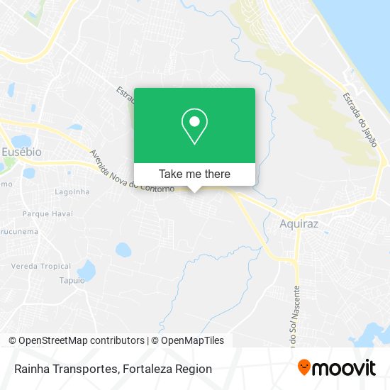 Rainha Transportes map