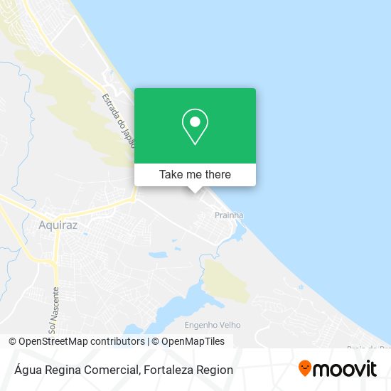 Mapa Água Regina Comercial