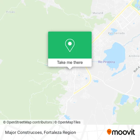 Major Construcoes map