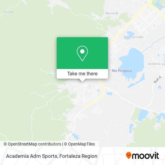 Mapa Academia Adm Sports