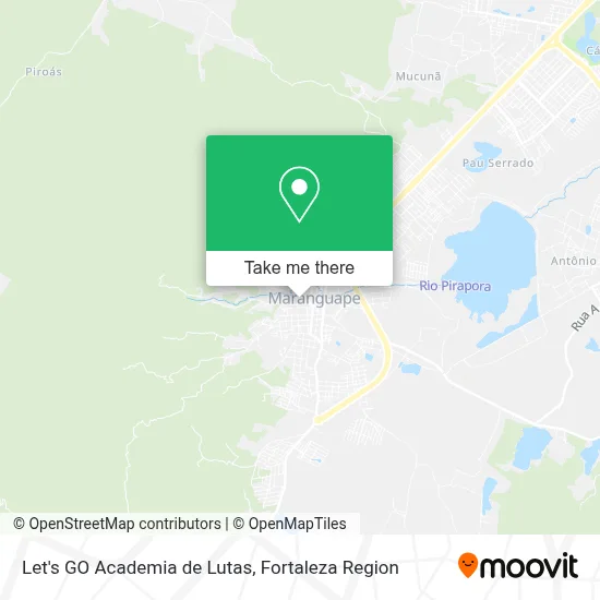 Let's GO Academia de Lutas map