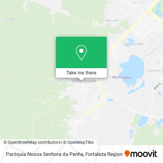 Mapa Paróquia Nossa Senhora da Penha