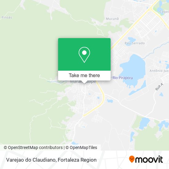Varejao do Claudiano map