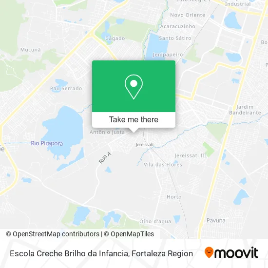 Escola Creche Brilho da Infancia map
