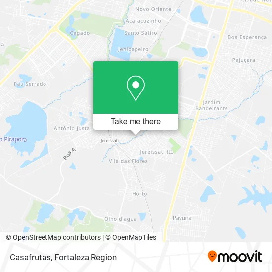 Casafrutas map