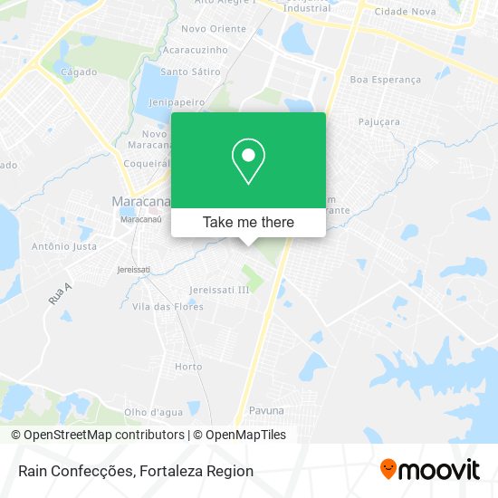 Rain Confecções map