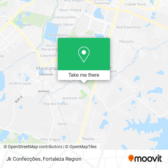 Jk Confecções map