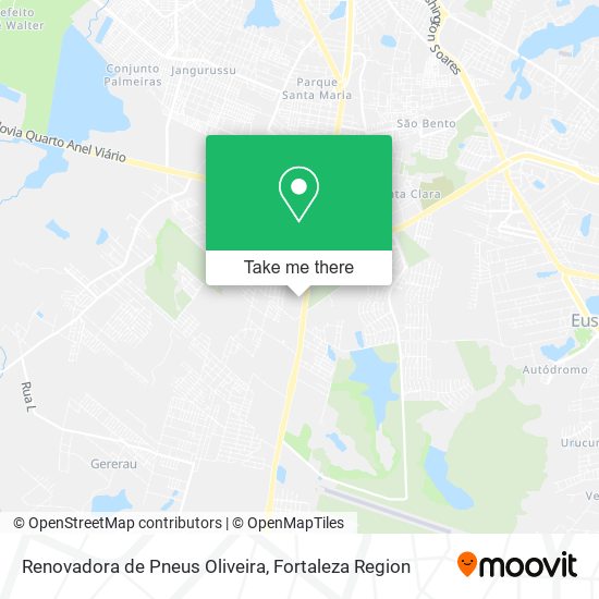 Mapa Renovadora de Pneus Oliveira