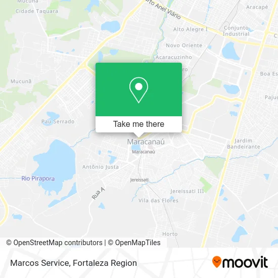 Marcos Service map