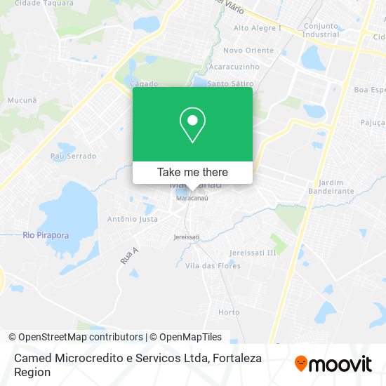 Camed Microcredito e Servicos Ltda map