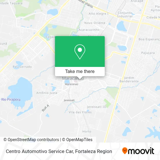 Centro Automotivo Service Car map