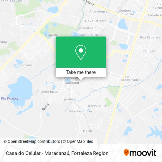 Casa do Celular - Maracanaú map