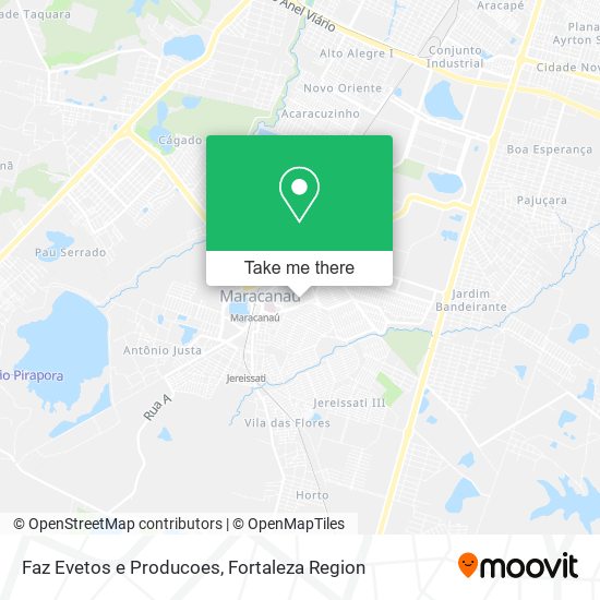 Faz Evetos e Producoes map