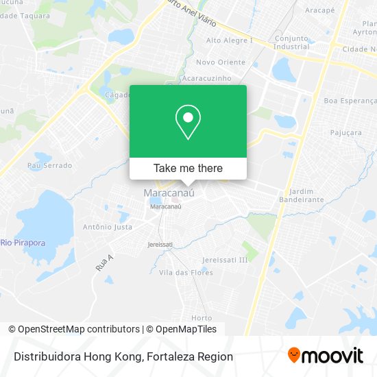 Distribuidora Hong Kong map