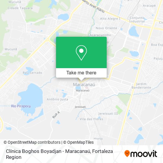 Clínica Boghos Boyadjan - Maracanaú map