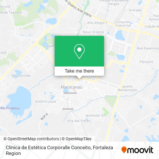 Clínica de Estética Corporalle Conceito map