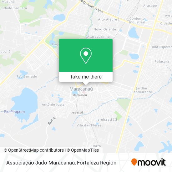 Mapa Associação Judô Maracanaú