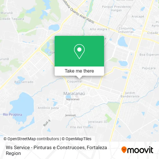 Ws Service - Pinturas e Construcoes map