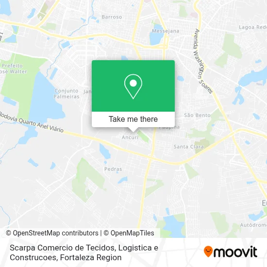 Scarpa Comercio de Tecidos, Logistica e Construcoes map