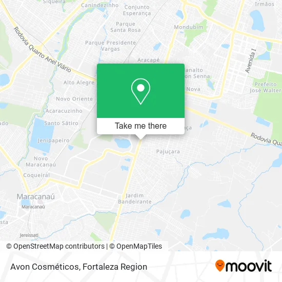 Avon Cosméticos map