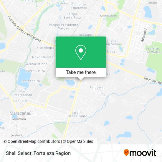 Shell Select map
