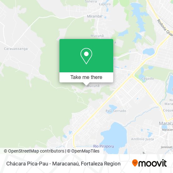 Chácara Pica-Pau - Maracanaú map