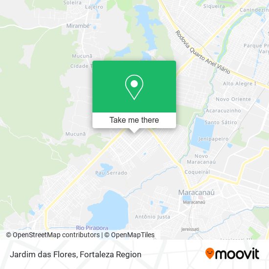 Mapa Jardim das Flores