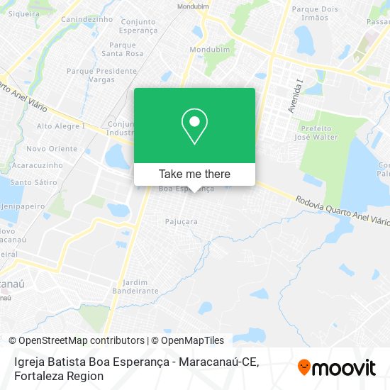 Igreja Batista Boa Esperança - Maracanaú-CE map