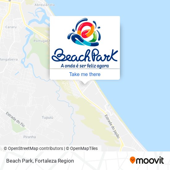 Mapa Beach Park