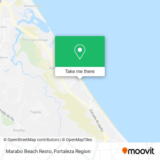 Marabo Beach Resto map