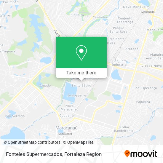 Mapa Fonteles Supermercados