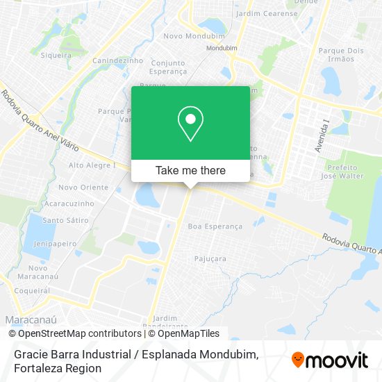Gracie Barra Industrial / Esplanada Mondubim map