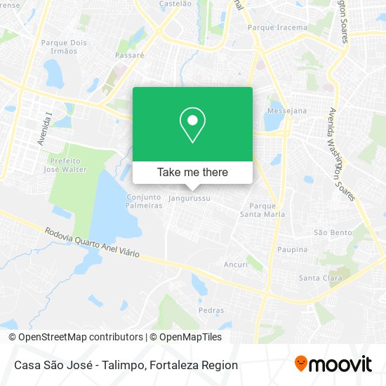 Casa São José - Talimpo map